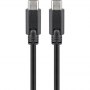 Goobay | USB-C cable | Male | 24 pin USB-C | Male | Black | 24 pin USB-C | 1 m - 2